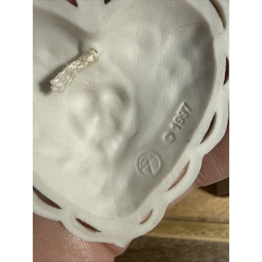 Margaret Furlong From the Heart Ornaments 1997 Bisque Porcelain